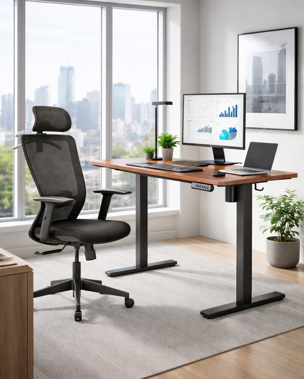 Zynix Electric Adjustable Standing Desk