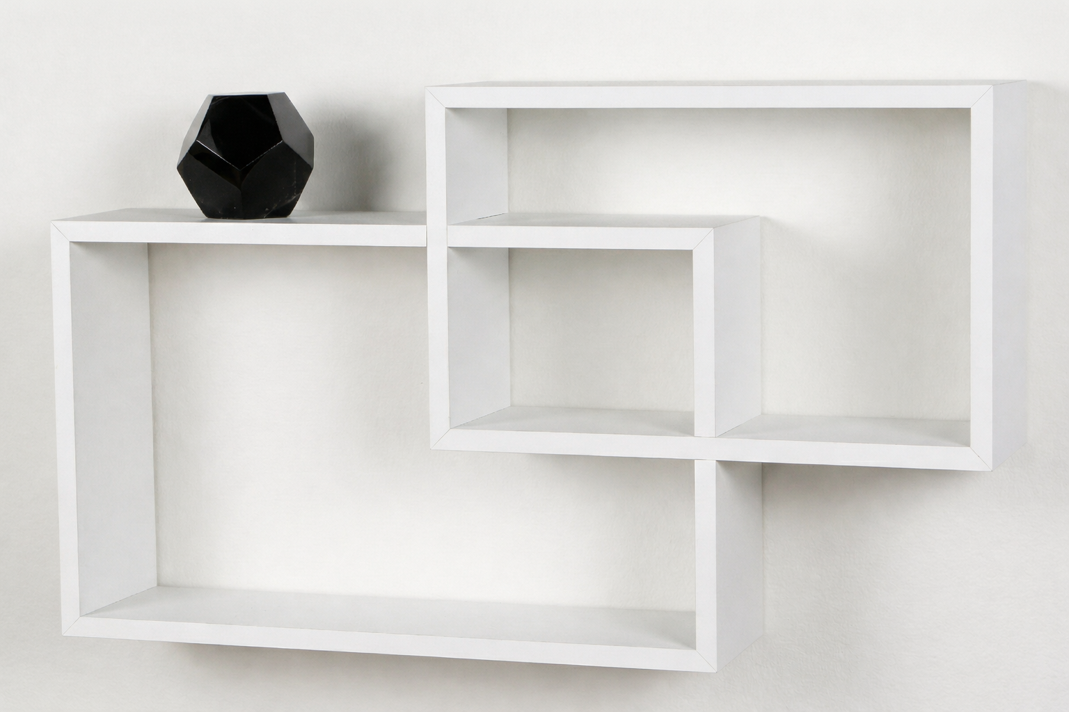 Zynix Interlocking Cube Wall Shelf – Modern Design