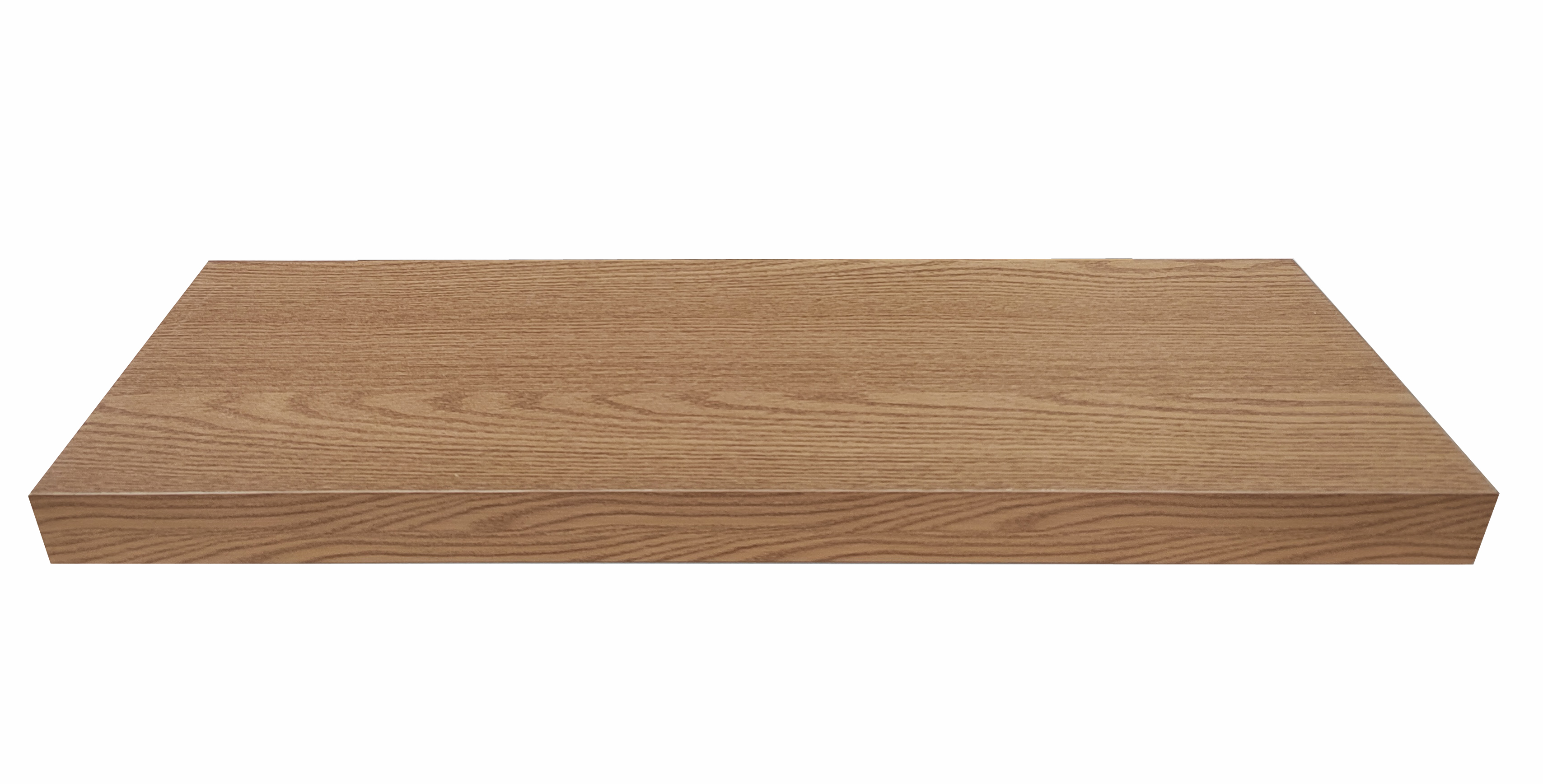 Zynix Floating Wall Shelf 60cm | LED Light, Yellow Oak