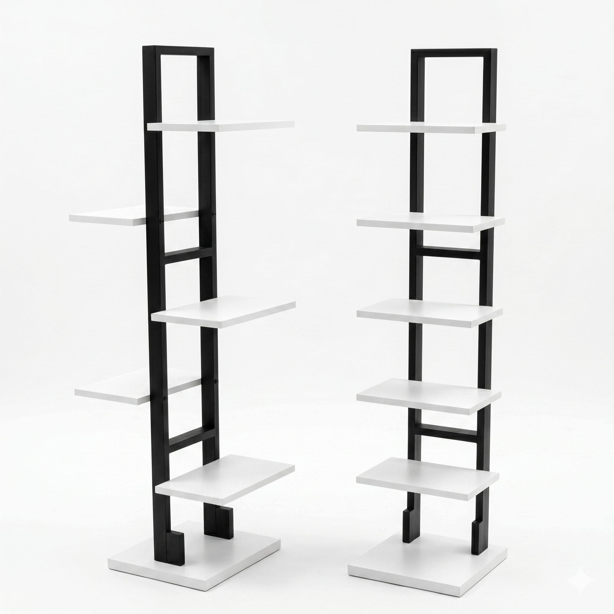 Zynix Dual-Layout Standing Shelf | Modern Space-Saving Design