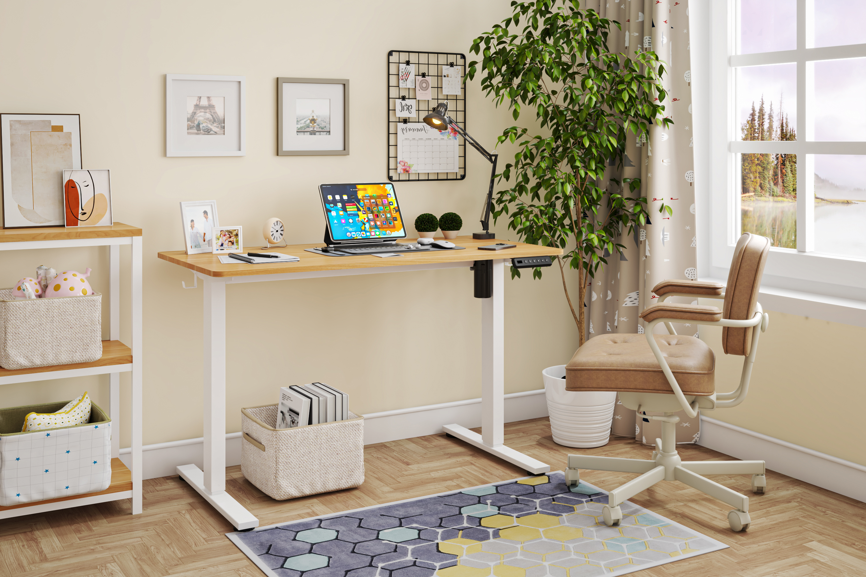 Zynix Electric Adjustable Standing Desk