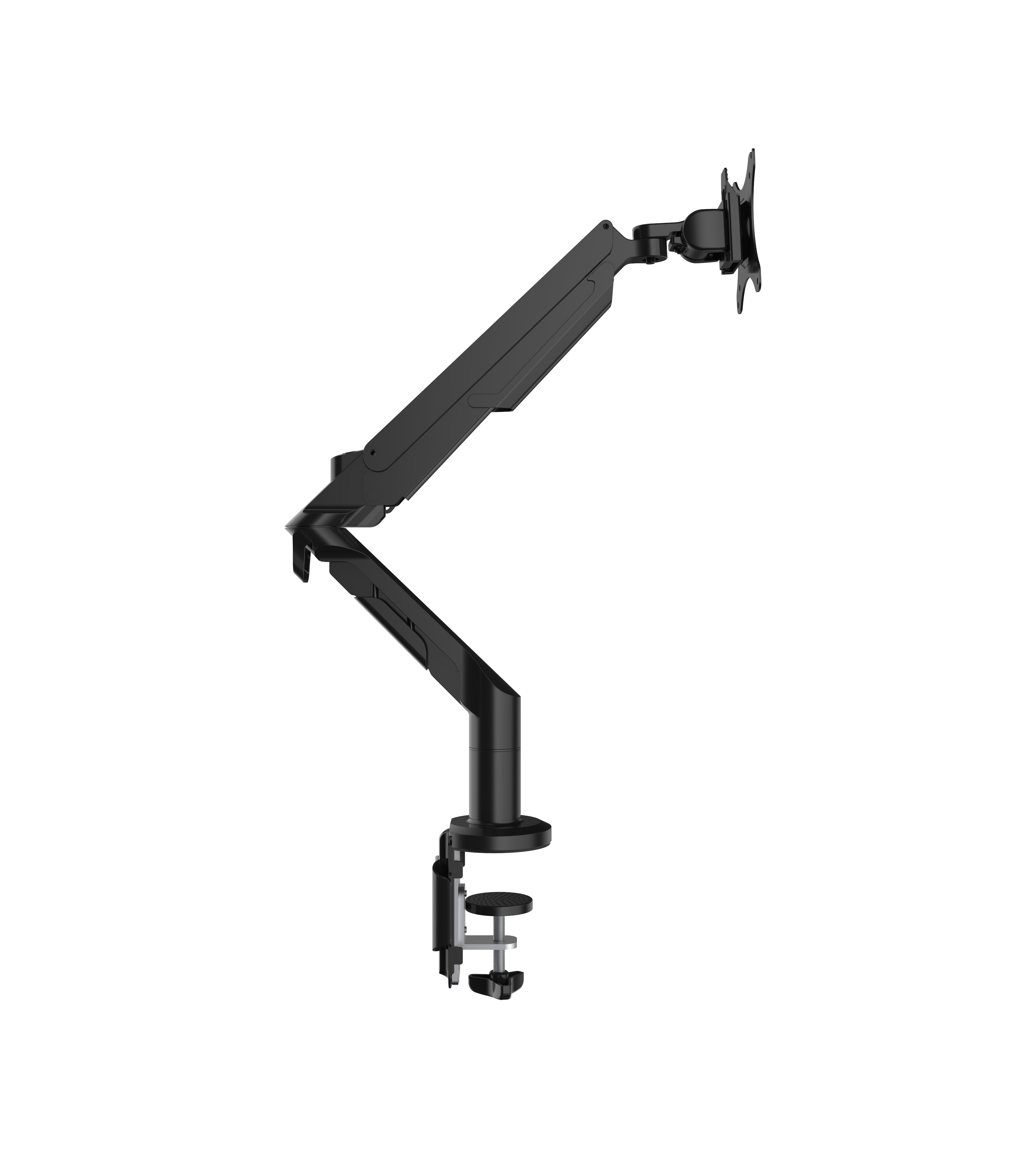 Zynix Single Monitor Arm – Gas Spring Adjustable (17”–36”)