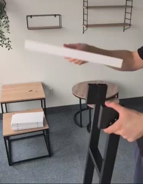 Installation video of 5-tier standing shelf