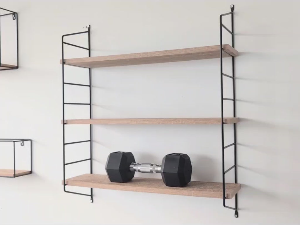 3-tier wall shelf setup video